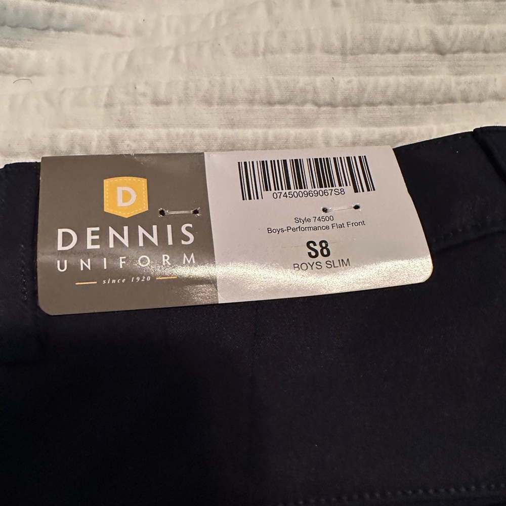 Dennis uniform boys pant NWT